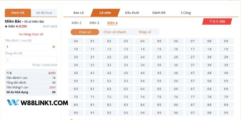 Xiên 4 là thể thức chốt số hoàn toàn mới, có tỷ lệ ăn đậm.