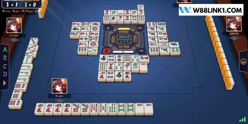 Bàn chơi Mạt chược truyền thống có biến đổi khi kết hợp cùng Poker. 